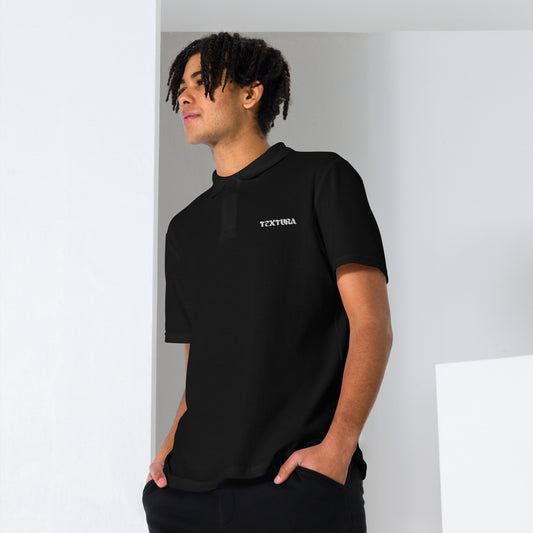 Textura Basic pique polo shirt